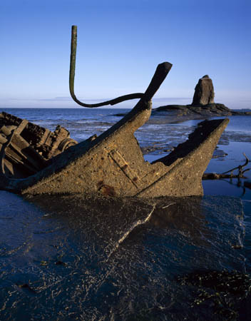 Black Nab and wreck print