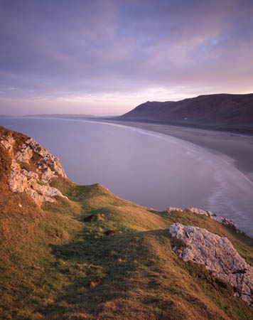 Rhossili Beach dawn1