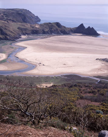 Three Cliffs Bay