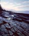 Milltown and rock beach